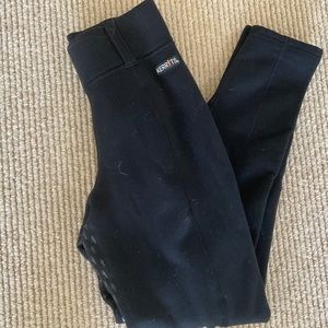 Black winter kerrits breeches